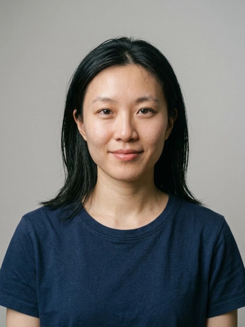 Creative Stylist — Natural baseline portrait before aesthetic guidance